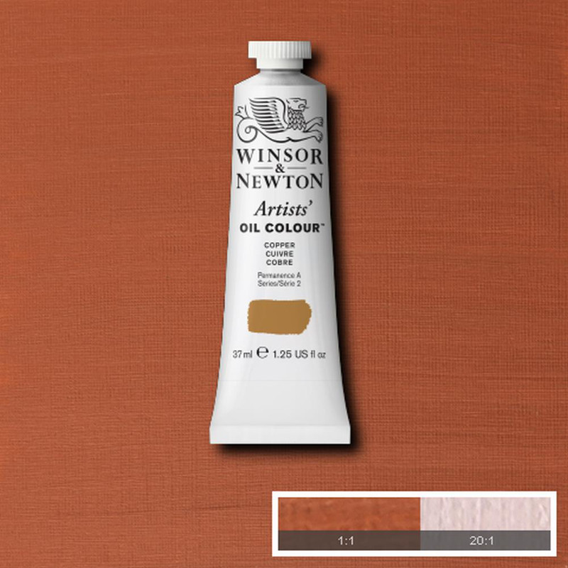 Image of Oljefärg Winsor & Newton Artist 37ml  Copper 214 (3F) S2 1214214 50730452
