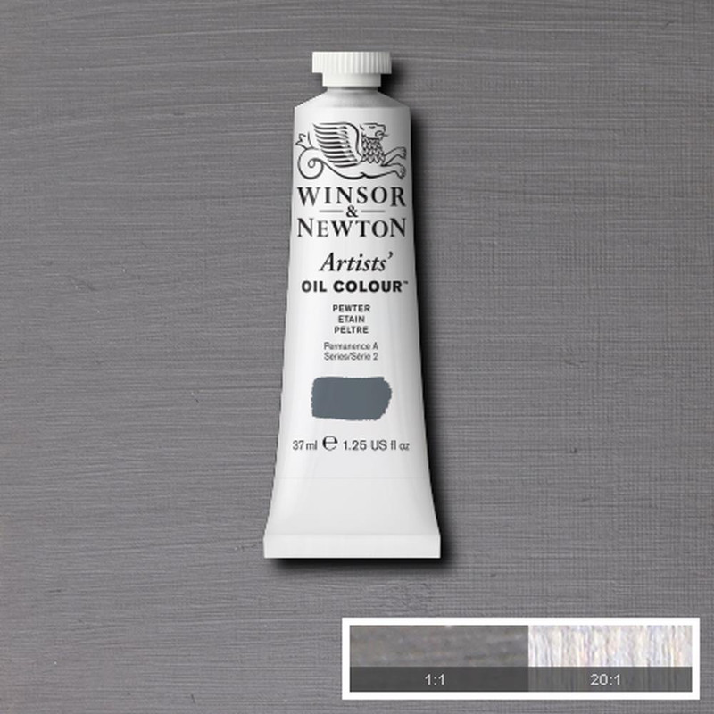Image of Oljefärg Winsor & Newton Artist 37ml  Pewter 511 (3F) S2 1214511 50730605