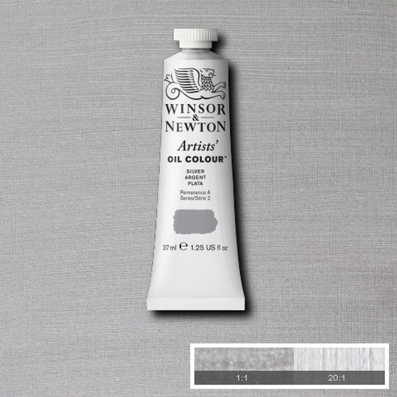 Image of Oljefärg Winsor & Newton Artist 37ml  Silver 617 (3F) S2 1214617 50730636