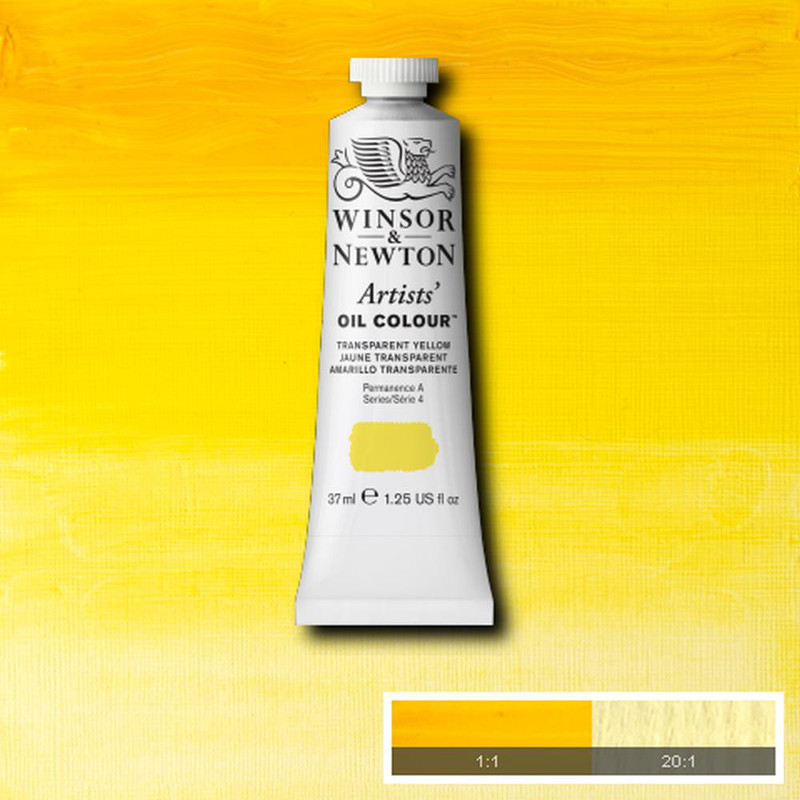 Image of Oljefärg Winsor & Newton Artist 37ml  Transparent yellow 653 (3F) * S4 1214653 50730650