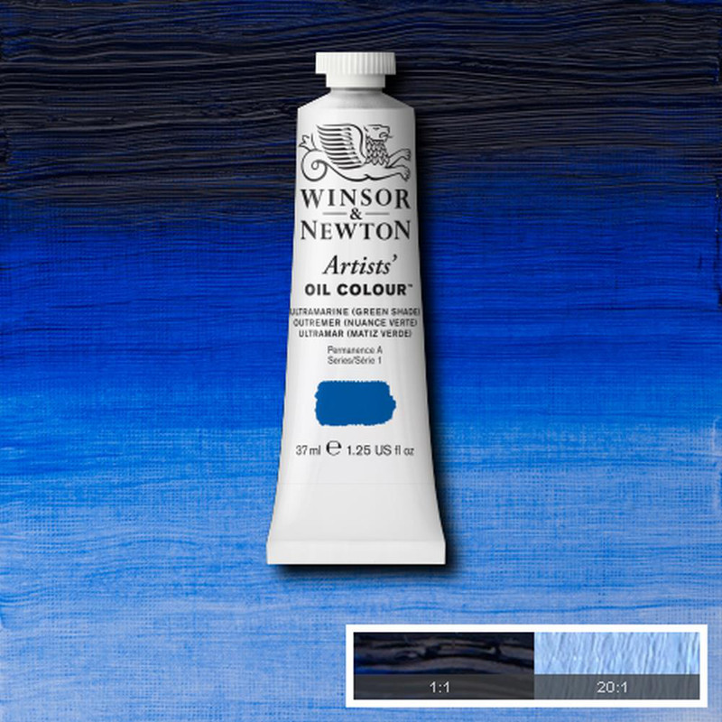 Image of Oljefärg Winsor & Newton Artist 37ml  Ultramarine green shade 667 (3F) S1 1214667 50730667