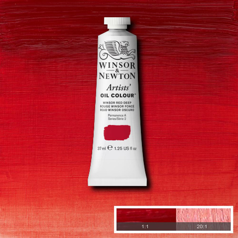 Image of Oljefärg Winsor & Newton Artist 37ml  Winsor red deep 725 (3F) S2 1214725 50730711
