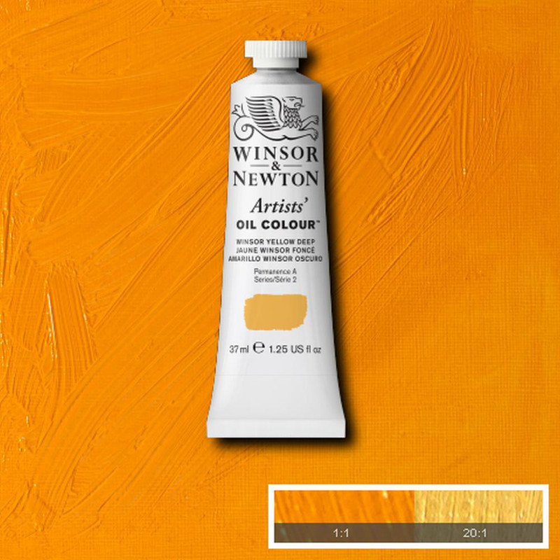 Image of Oljefärg Winsor & Newton Artist 37ml  Winsor yellow deep 731 (3F) S2 1214731 50730728