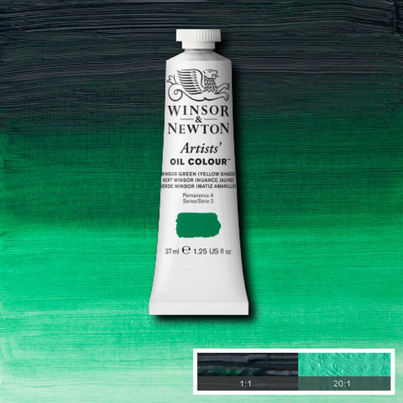 Image of Oljefärg Winsor & Newton Artist 37ml  Winsor green yellow shade 721 (3F) * S2 1214721 50730735
