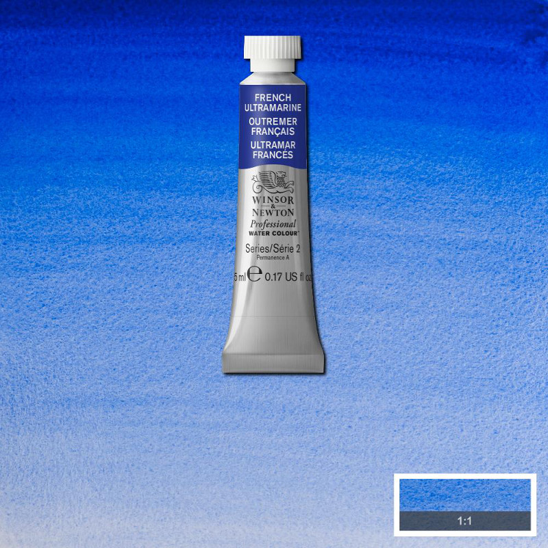 Image of Akvarellfärg Winsor & Newton Prof. 5ml  French ultramarine 263 (3F) * S2 102263 50823734