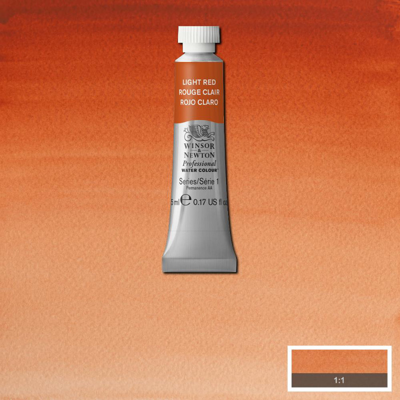 Image of Akvarellfärg Winsor & Newton Prof. 5ml  Light red 362 (3F) S1 102362 50823840