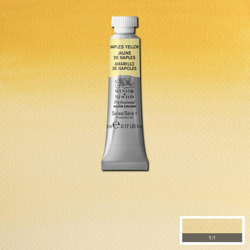 Image of Akvarellfärg Winsor & Newton Prof. 5ml  Naples yellow 422 (3F) S1 102422 50823871