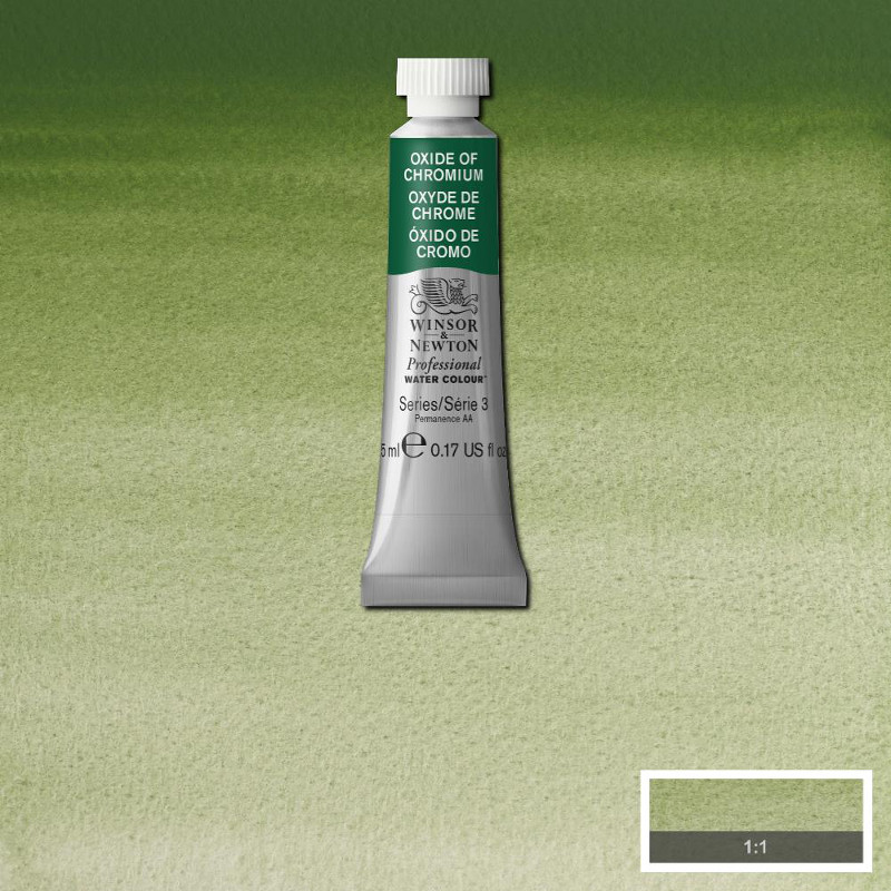Image of Akvarellfärg Winsor & Newton Prof. 5ml  Oxide of chromium 459 (3F) S3 102459 50823901
