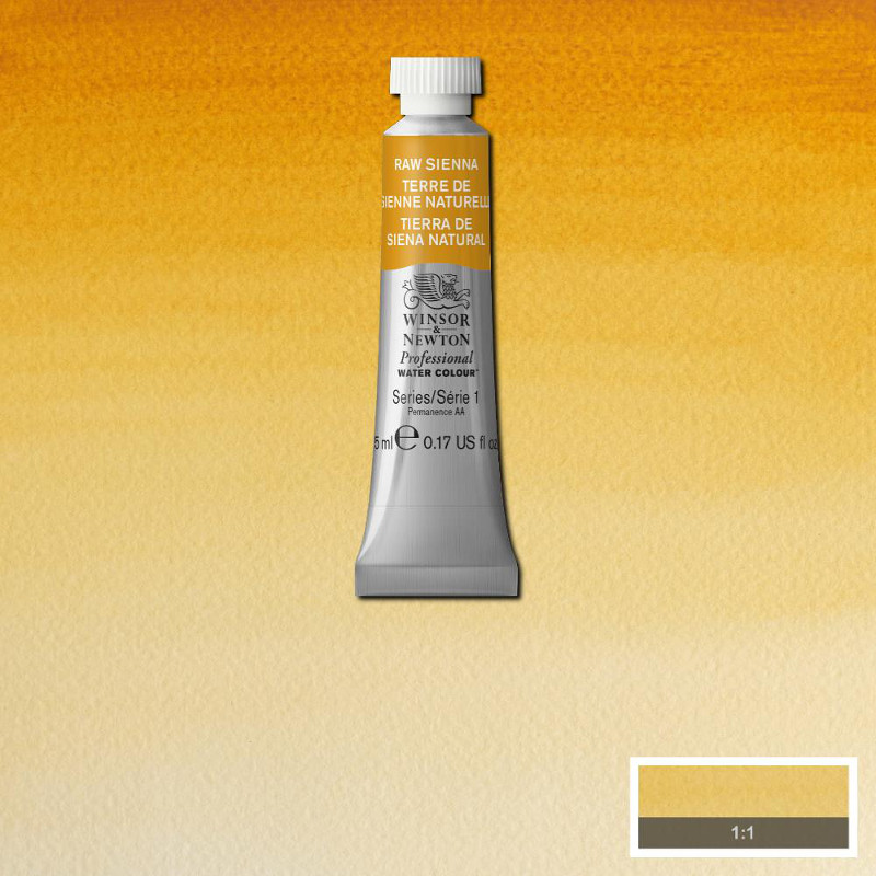 Image of Akvarellfärg Winsor & Newton Prof. 5ml  Raw sienna 552 (3F) S1 102552 50823994