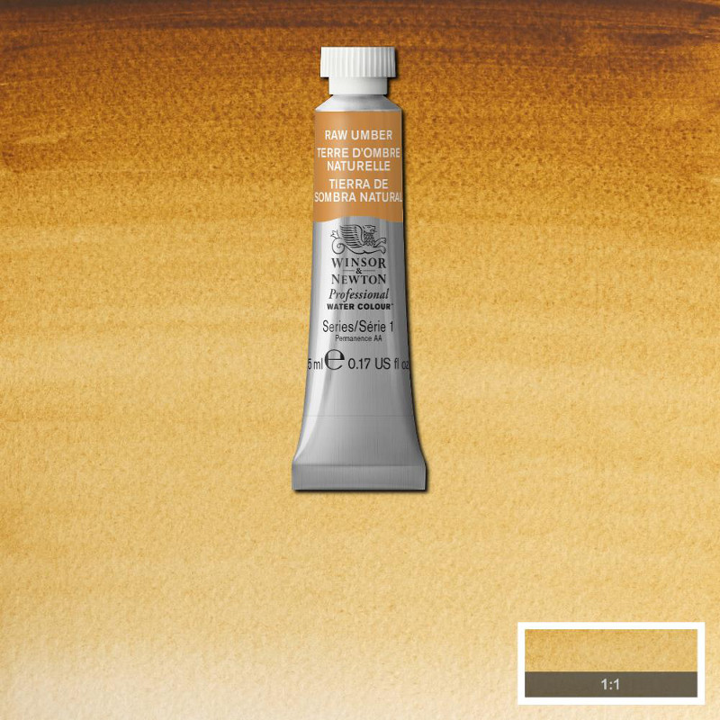Image of Akvarellfärg Winsor & Newton Prof. 5ml  Raw umber 554 (3F) * S1 102554 50824007