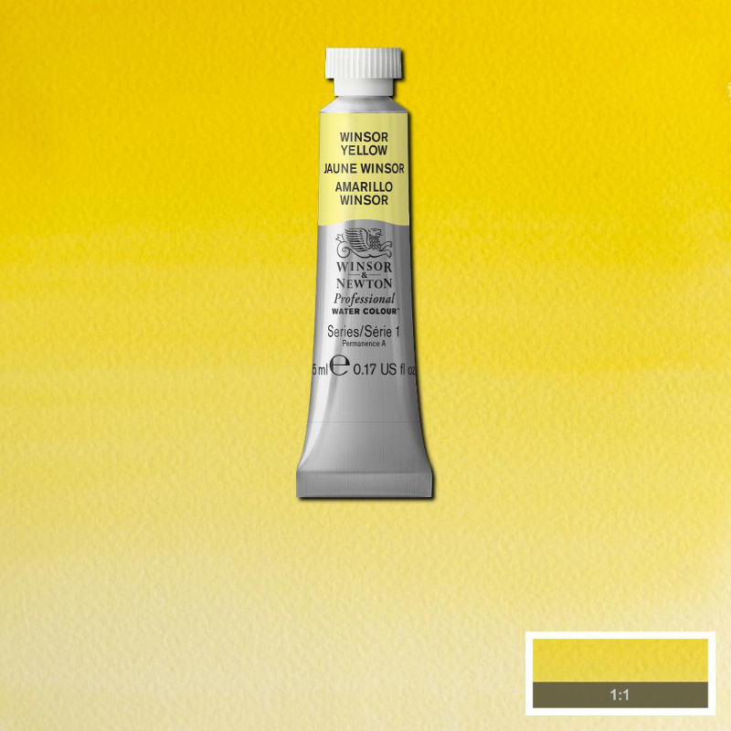 Image of Akvarellfärg Winsor & Newton Prof. 5ml  Winsor yellow 730 (3F) * S1 102730 50824182