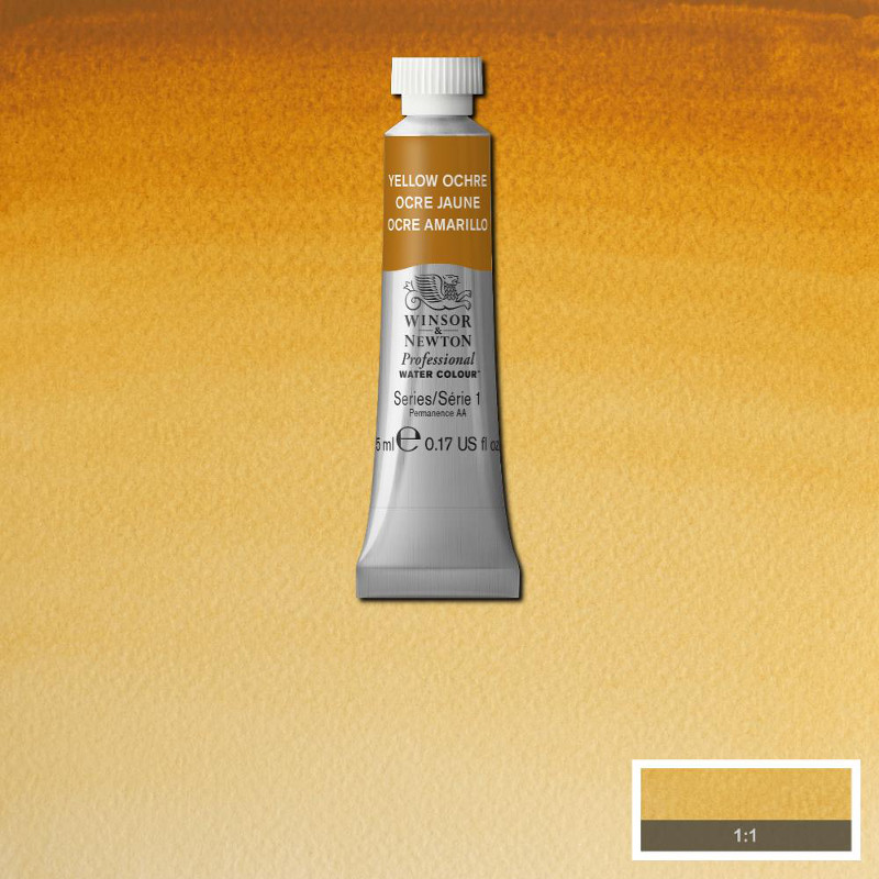 Image of Akvarellfärg Winsor & Newton Prof. 5ml  Yellow ochre 744 (3F) S1 102744 50824199