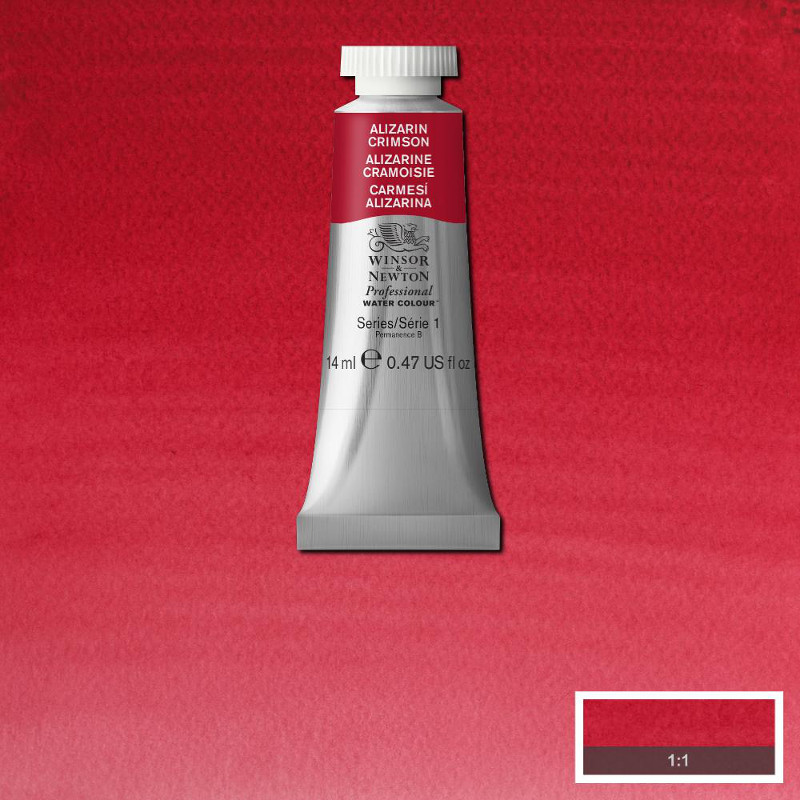 Image of Akvarellfärg Winsor & Newton Prof. 14ml  Alizarin crimson 004 (3F) S1 105004 50902088