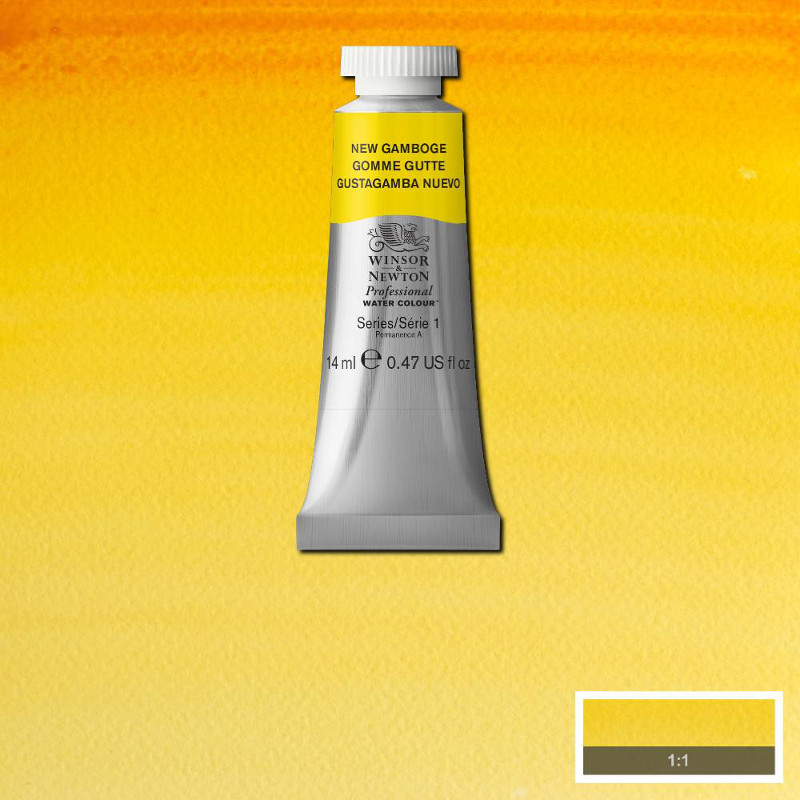 Image of Akvarellfärg Winsor & Newton Prof. 14ml  Gamboge new 267 (3F) S1 105267 50902422
