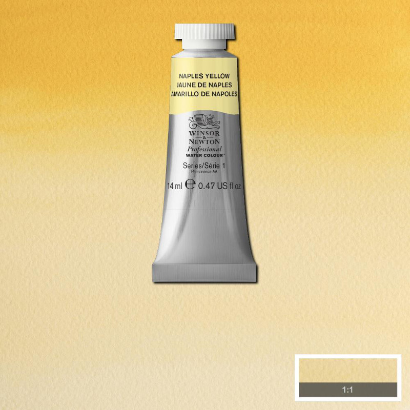 Image of Akvarellfärg Winsor & Newton Prof. 14ml  Naples yellow   422 (3F) S1 105422 50902545