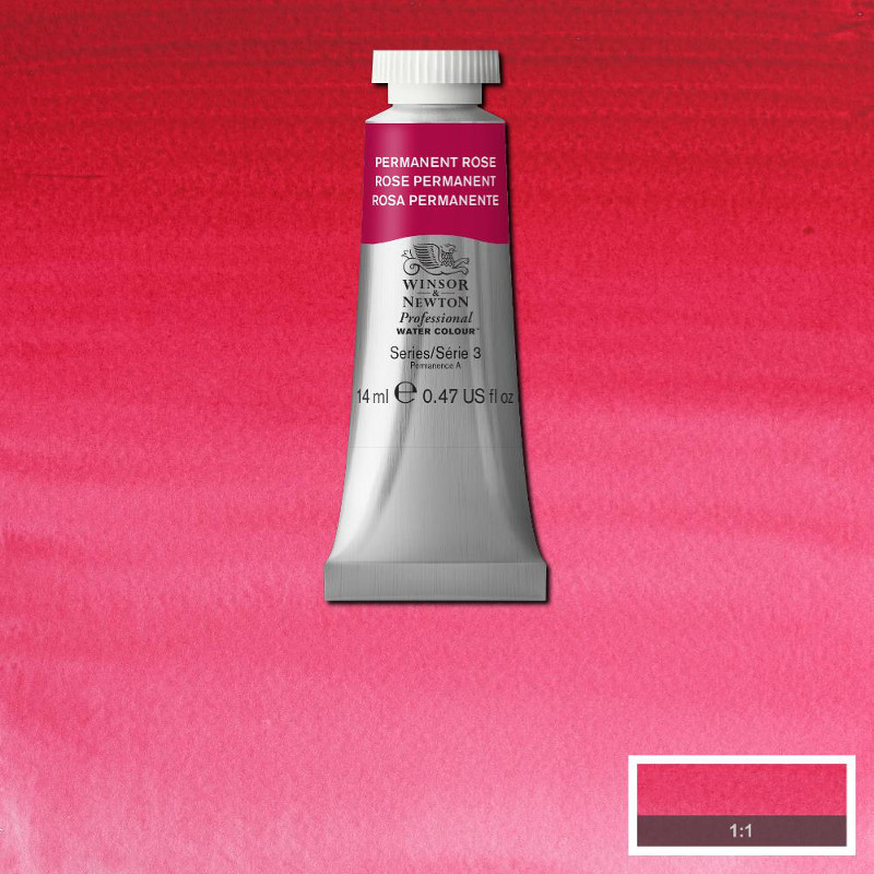 Image of Akvarellfärg Winsor & Newton Prof. 14ml  Permanent rose 502 (3F) * S3 105502 50902613