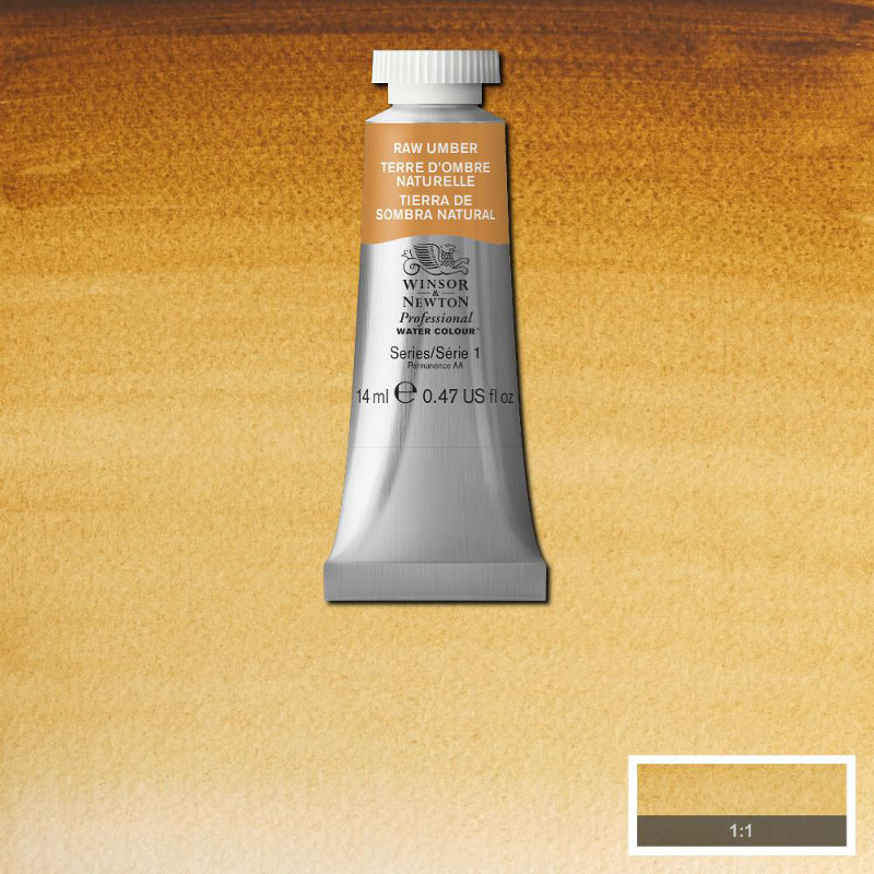 Image of Akvarellfärg Winsor & Newton Prof. 14ml  Raw umber     554 (3F) * S1 105554 50902675