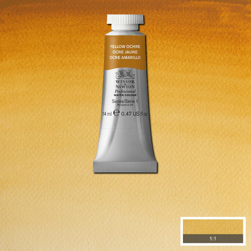 Image of Akvarellfärg Winsor & Newton Prof. 14ml  Yellow ochre 744 (3F) S1 105744 50902880