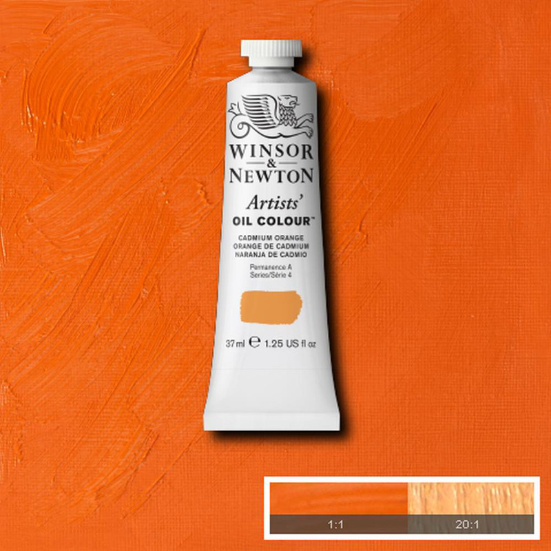 Image of Oljefärg Winsor & Newton Artist 37ml  Cadmium orange 089 (3F) S4 1214089 50904075