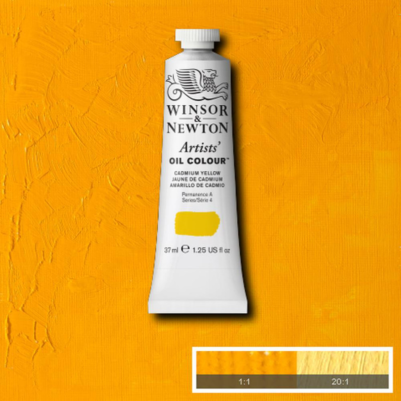 Image of Oljefärg Winsor & Newton Artist 37ml  Cadmium yellow 108 (3F) S4 1214108 50904112