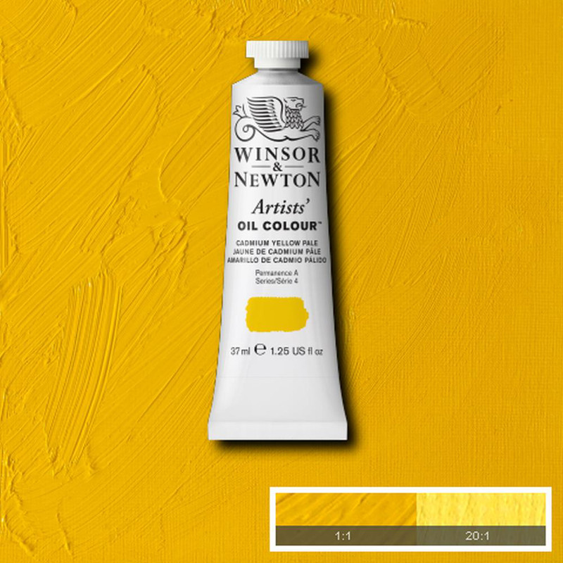Image of Oljefärg Winsor & Newton Artist 37ml  Cadmium yellow pale 118 (3F) S4 1214118 50904136