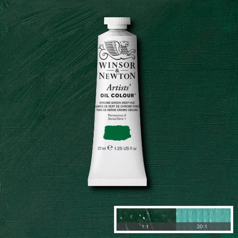Image of Oljefärg Winsor & Newton Artist 37ml  Chrome green deep hue 147 (3F) S1 1214147 50904198