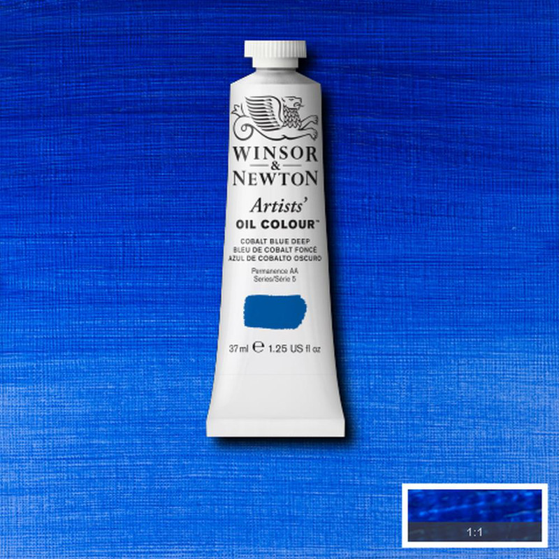Image of Oljefärg Winsor & Newton Artist 37ml  Cobalt blue deep 180 (3F) S5 1214180 50904273