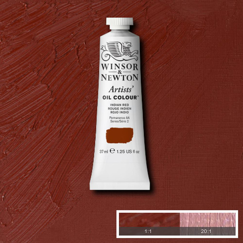Image of Oljefärg Winsor & Newton Artist 37ml  Indian red 317 (3F) S2 1214317 50904419