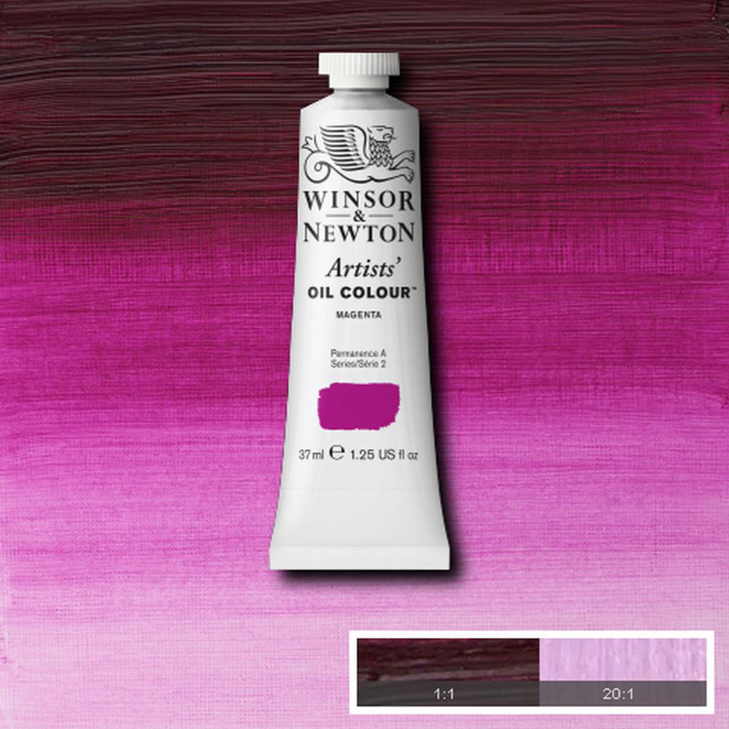 Image of Oljefärg Winsor & Newton Artist 37ml  Magenta 380 (3F) S2 1214380 50904488