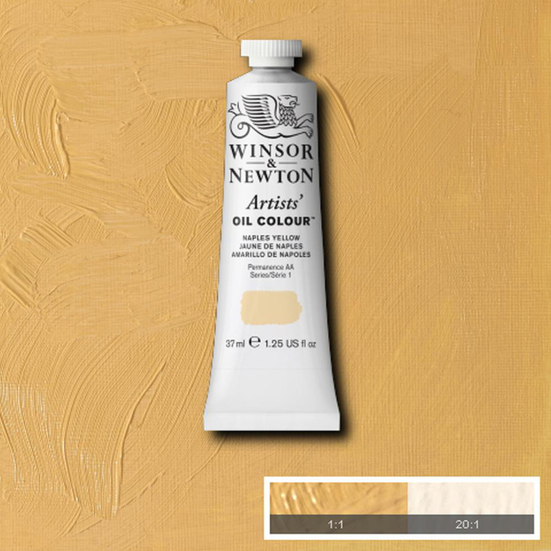 Image of Oljefärg Winsor & Newton Artist 37ml  Naples yellow 422 (3F) S1 1214422 50904570