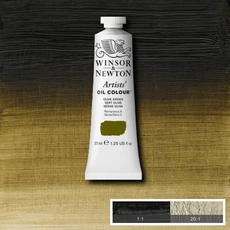Image of Oljefärg Winsor & Newton Artist 37ml  Olive green 447 (3F) S2 1214447 50904594