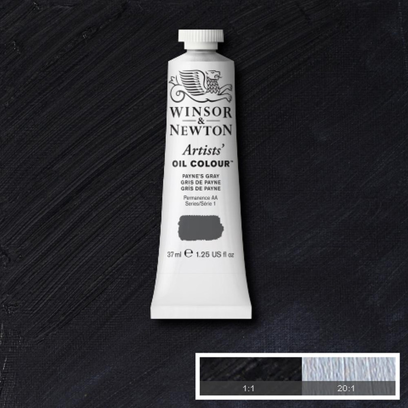 Image of Oljefärg Winsor & Newton Artist 37ml  Payne’s gray 465 (3F) S1 1214465 50904617