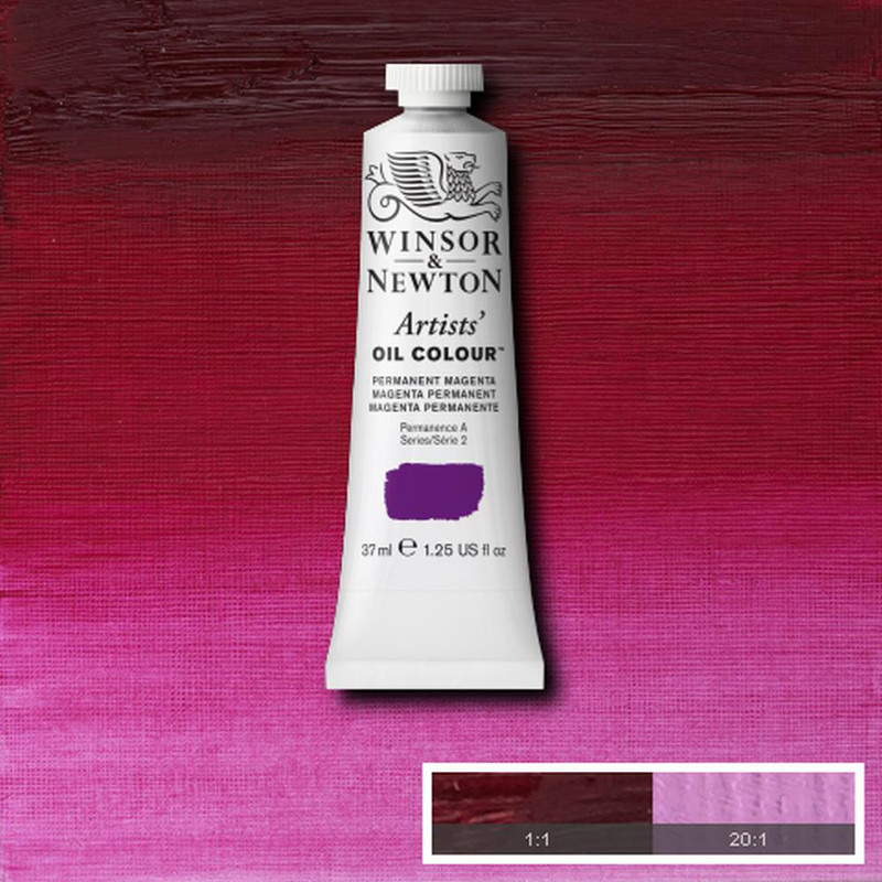 Image of Oljefärg Winsor & Newton Artist 37ml  Permanent magenta quinacr. 489 (3F) S2 1214489 50904662