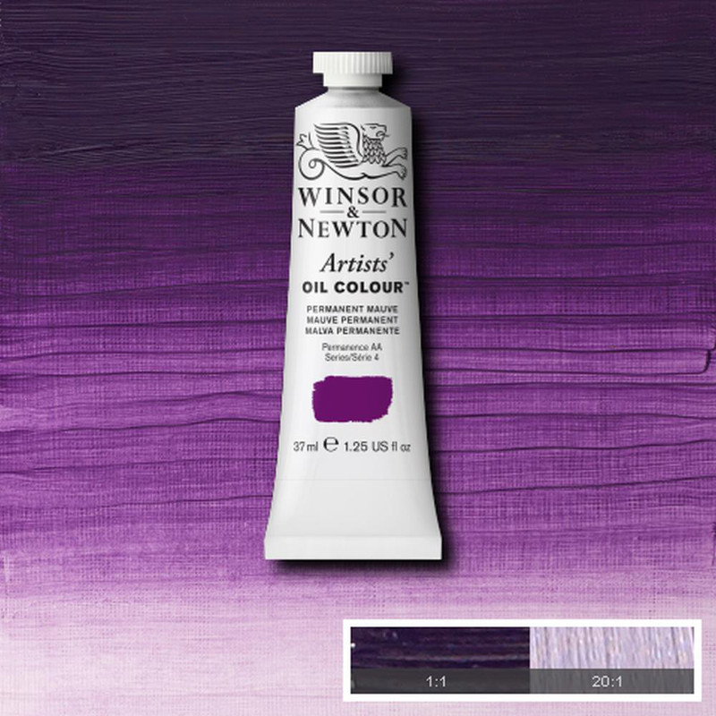 Image of Oljefärg Winsor & Newton Artist 37ml  Permanent mauve 491 (3F) S4 1214491 50904679