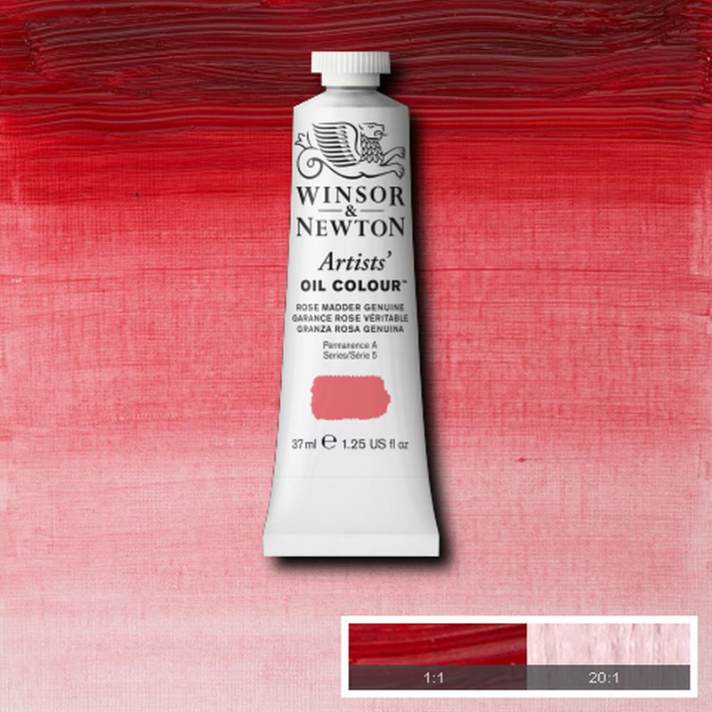 Image of Oljefärg Winsor & Newton Artist 37ml  Rose madder genuine 587 (3F) S5 1214587 884955099759
