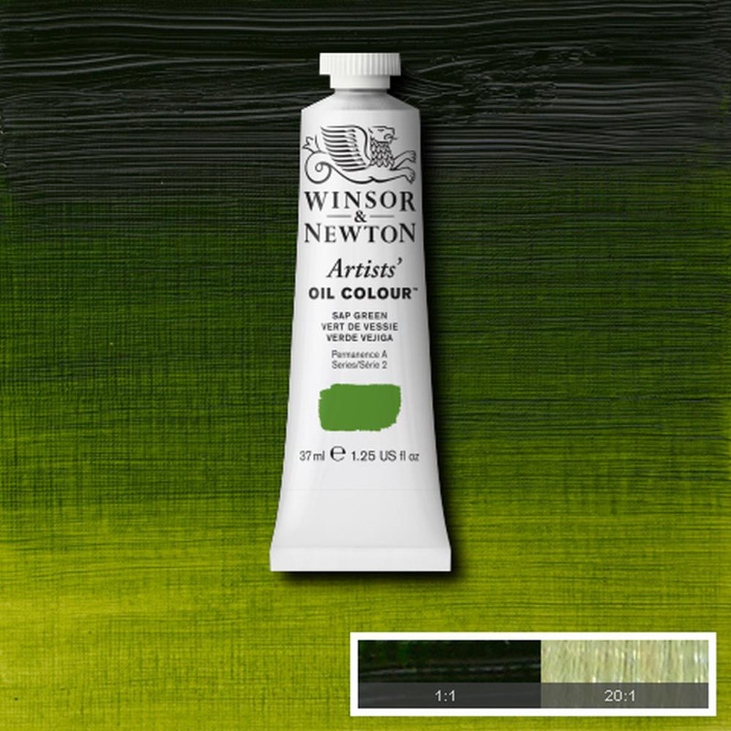Image of Oljefärg Winsor & Newton Artist 37ml  Sap green 599 (3F) S2 1214599 50904785
