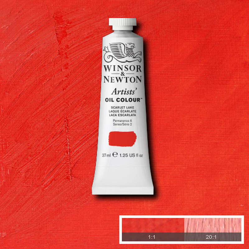 Image of Oljefärg Winsor & Newton Artist 37ml  Scarlet lake 603 (3F) * S2 1214603 50904792