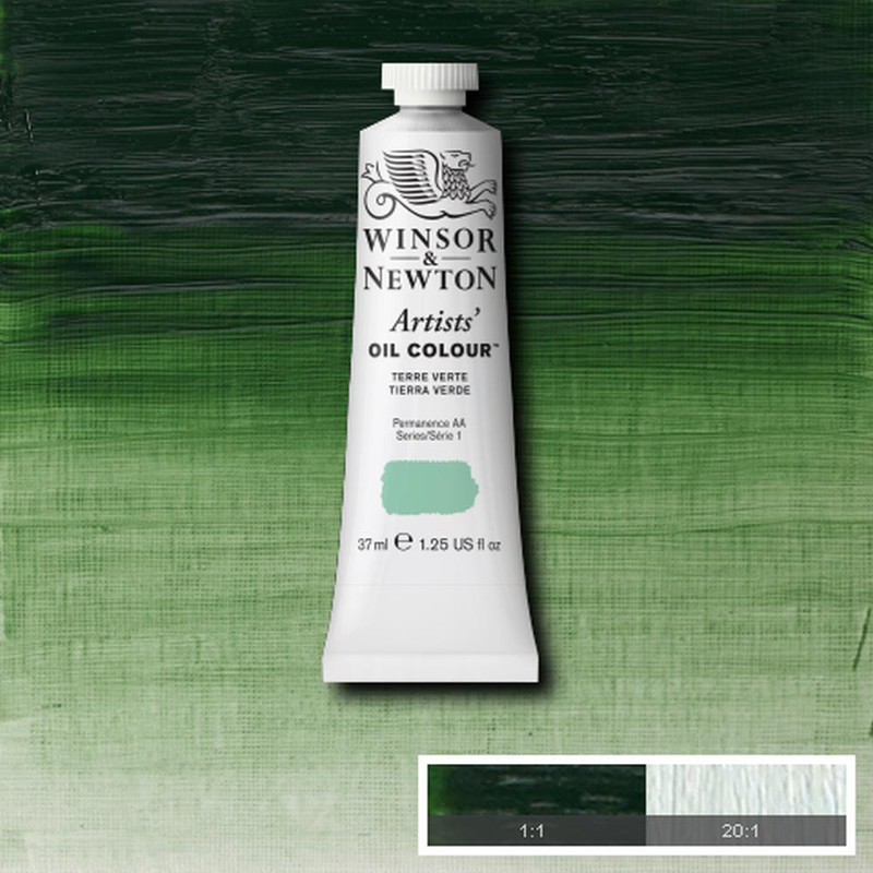 Image of Oljefärg Winsor & Newton Artist 37ml  Terre verte 637 (3F) S1 1214637 50904822