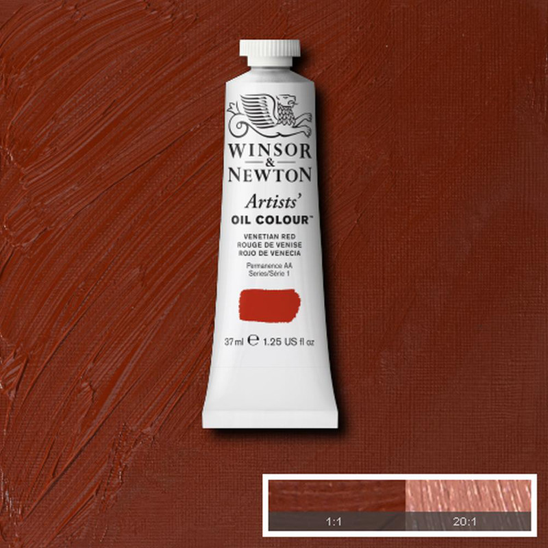 Image of Oljefärg Winsor & Newton Artist 37ml  Venetian red 678 (3F) S1 1214678 50904877