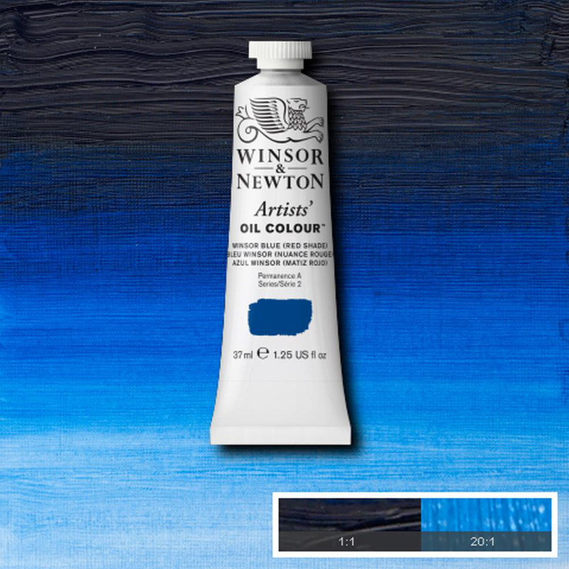 Image of Oljefärg Winsor & Newton Artist 37ml  Winsor blue 706 (3F) * S2 1214706 50904907