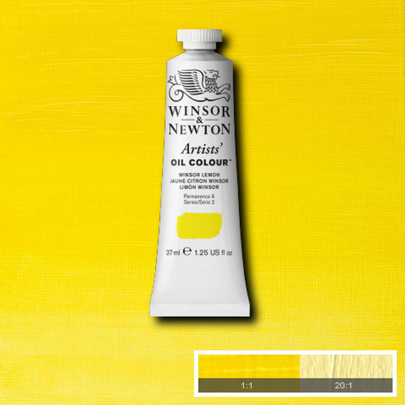 Image of Oljefärg Winsor & Newton Artist 37ml  Winsor lemon 722 (3F) * S2 1214722 50904938