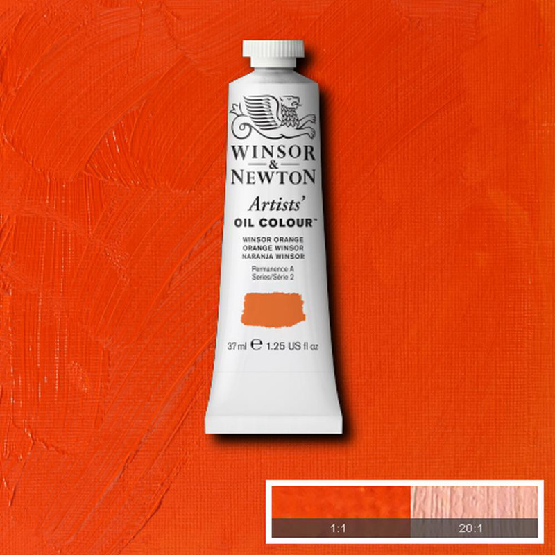 Image of Oljefärg Winsor & Newton Artist 37ml  Winsor orange 724 (3F) S2 1214724 50904945