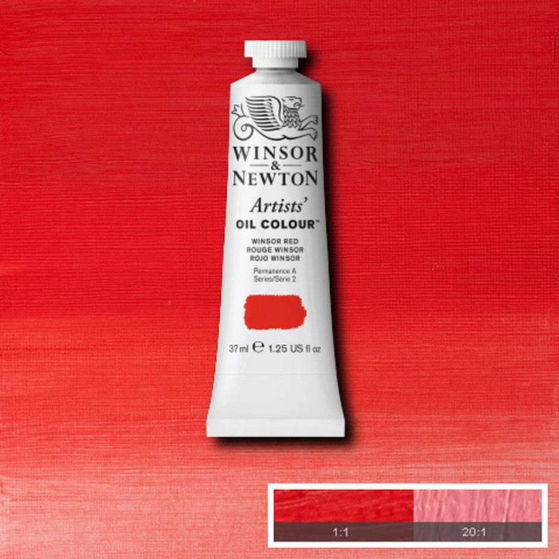 Image of Oljefärg Winsor & Newton Artist 37ml  Winsor red 726 (3F) S2 1214726 50904952