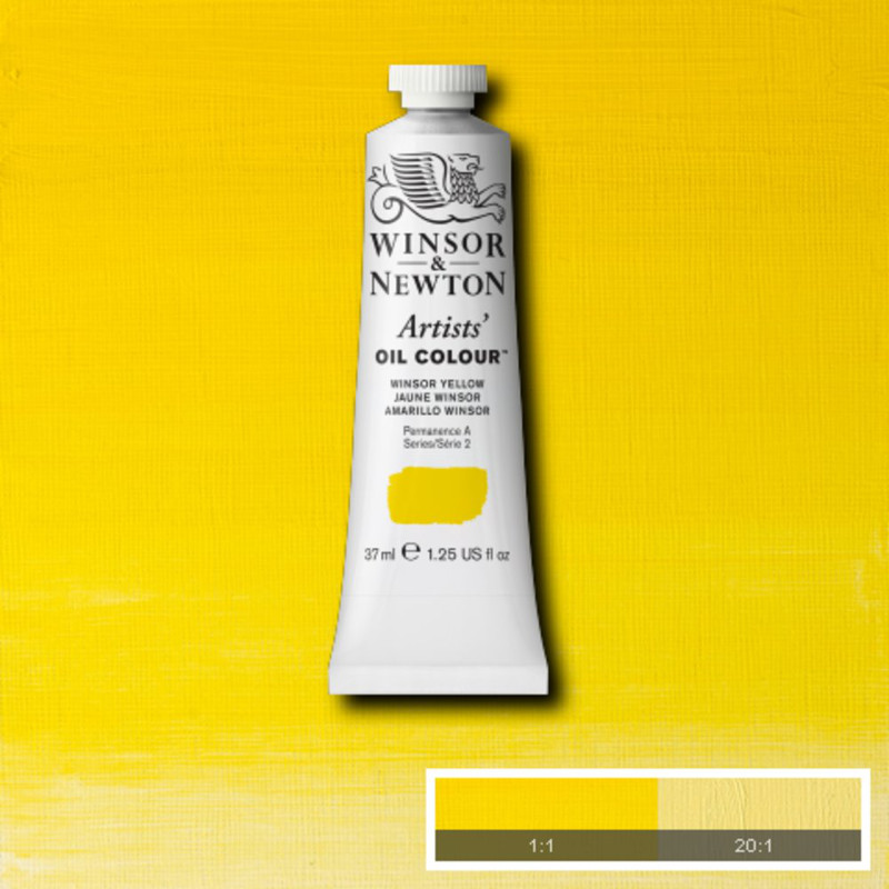 Image of Oljefärg Winsor & Newton Artist 37ml  Winsor yellow 730 (3F) S2 1214730 50904976