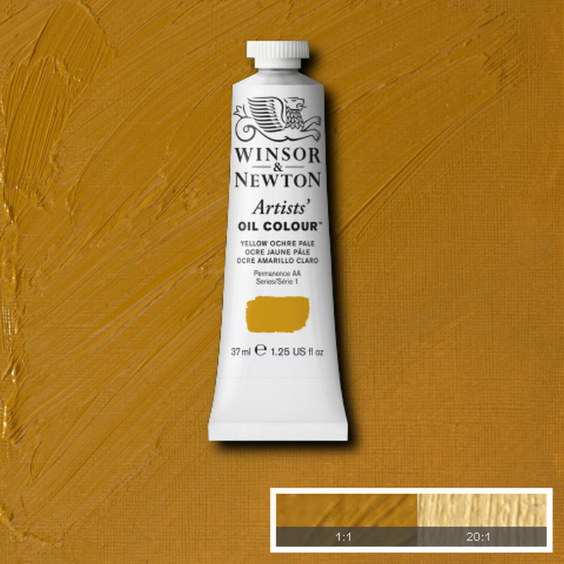 Image of Oljefärg Winsor & Newton Artist 37ml  Yellow ochre pale 746 (3F) S1 1214746 50904990