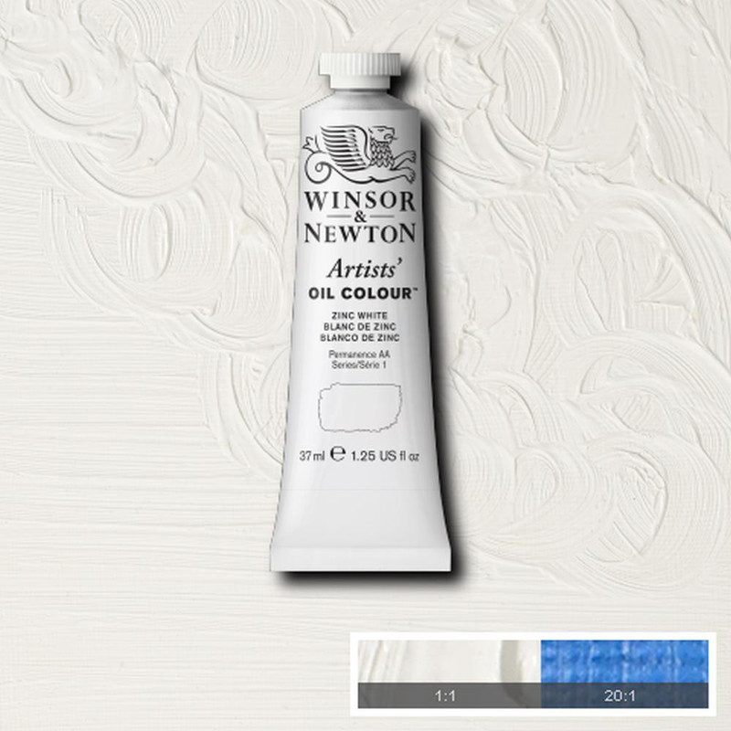 Image of Oljefärg Winsor & Newton Artist 37ml  Zinc white 748 (3F) S1 1214748 50905003