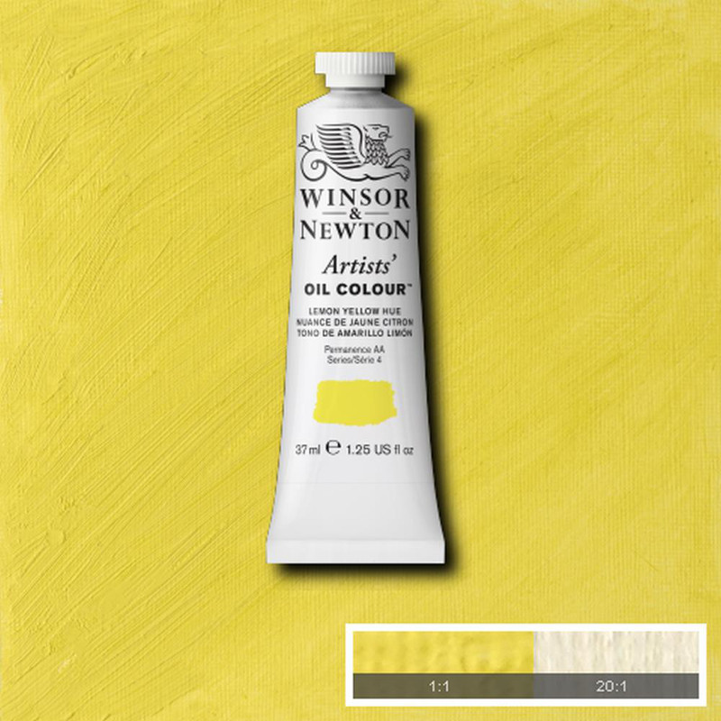 Image of Oljefärg Winsor & Newton Artist 37ml  Lemon yellow hue 347 (3F) S4 1214347 50939220