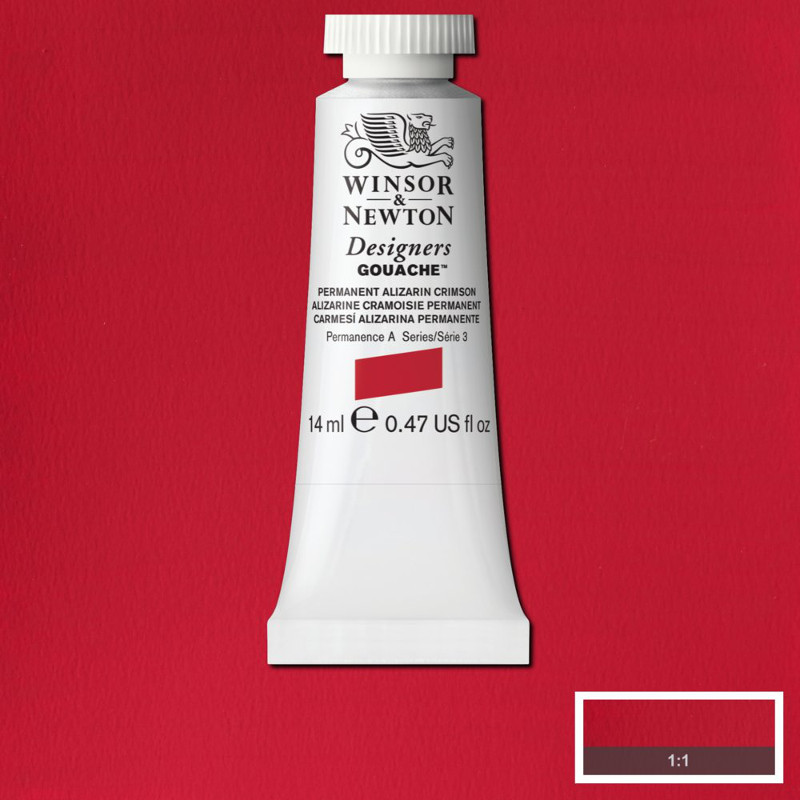 Image of Gouachefärg Winsor & Newton 14ml  Perm. Alizarin Crimson    466 (3F) S3 605466 50946129