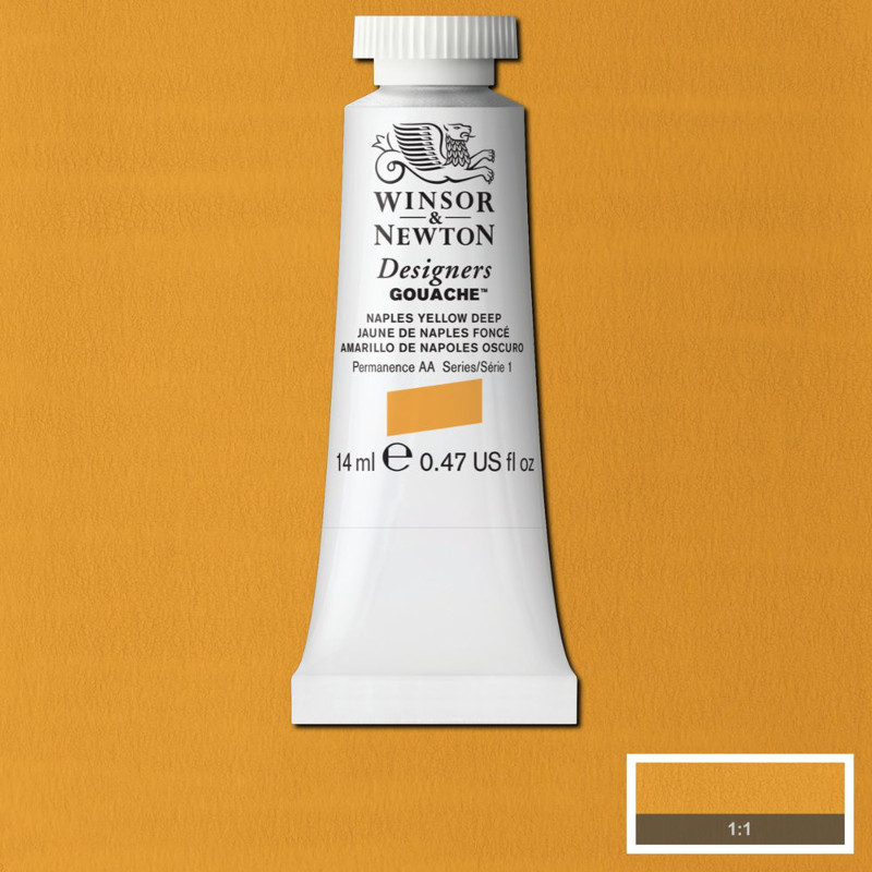 Image of Gouachefärg Winsor & Newton 14ml  Naples Yellow Deep    425 (3F) S1 605425 50946204