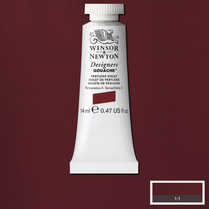 Image of Gouachefärg Winsor & Newton 14ml  Perylene Violet    470 (3F) S3 605470 50946228